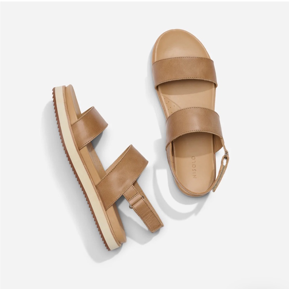 Nisolo Flatform 2.0 Sandals - Almond -6